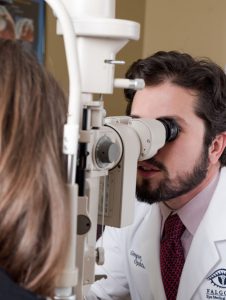 Dr Gregory Richard of Falgoust Eye in Lake Charles Louisiana gives a patient and eye exam